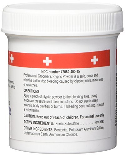 Cardinal Laboratories Remedy and Recovery Professional Groomer's Styptic Powder for Pets