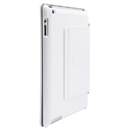 Case Logic Black Hard Shell Polycarbonate Folio for iPad 2/3/4 - White (IFOL-301White)