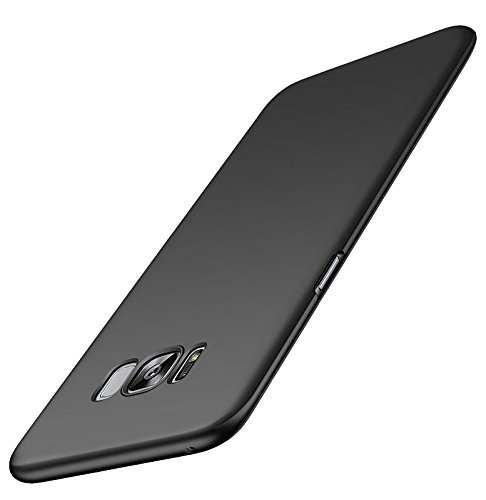 Case for Samsung Galaxy S8 Plus [ Black ] S8+ Anti-Slip Matte Coating Excellent Grip Thin Hard Protective PC Cover by HSWAI