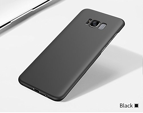 Case for Samsung Galaxy S8 Plus [ Black ] S8+ Anti-Slip Matte Coating Excellent Grip Thin Hard Protective PC Cover by HSWAI