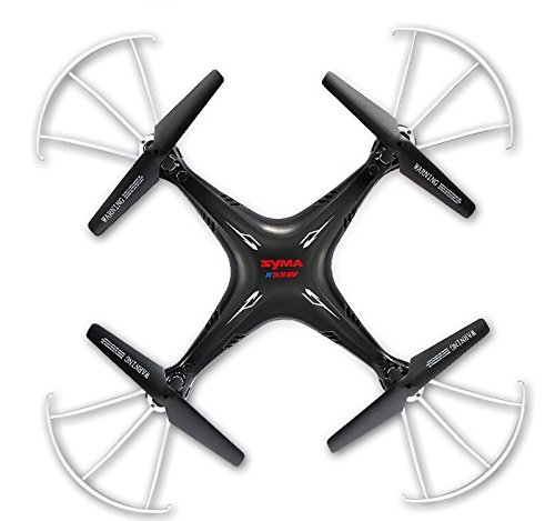 Cheerwing Syma X5SW-V3 FPV 2.4Ghz 4CH 6-Axis Gyro RC Headless Quadcopter Drone UFO with HD Wifi Camera (Black)