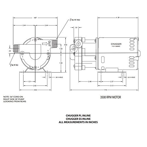 Chugger SS Inline Pump