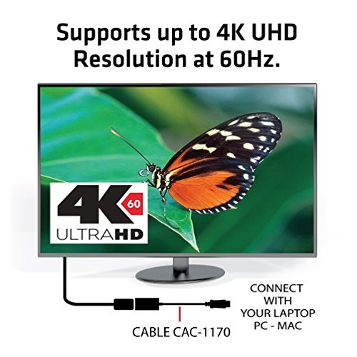 Club 3D, CAC-1170, Active Mini DisplayPort to HDMI 2.0 Adapter (Supports displays up to 4k / UHD / 3840x2160@60Hz) VESA certified