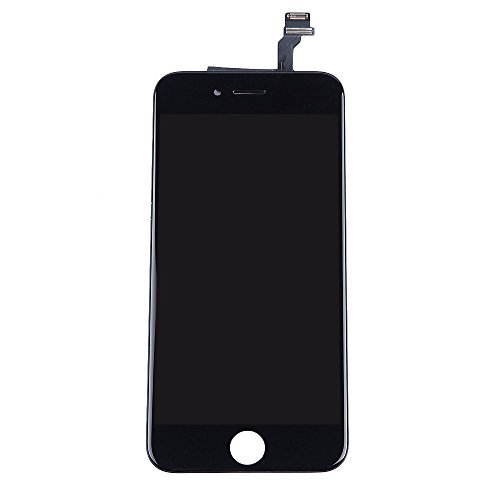 Cococka LCD Touch Screen Digitizer Frame Replacement Assembly Full Set for iPhone 6 (Black)