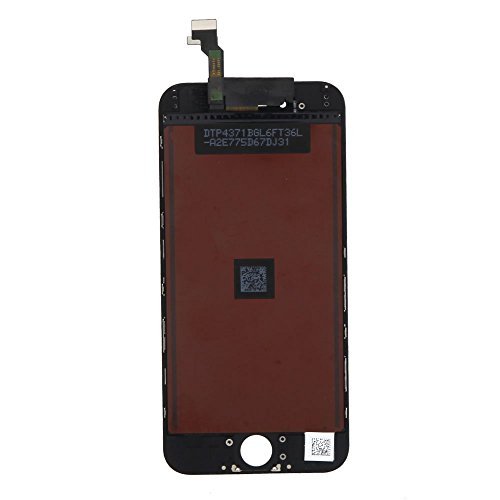 Cococka LCD Touch Screen Digitizer Frame Replacement Assembly Full Set for iPhone 6 (Black)