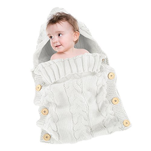 Colorful Newborn Baby Wrap Swaddle Blanket, Oenbopo Baby Kids Toddler Knit Blanket...