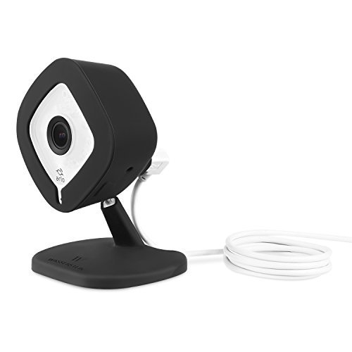 Colorful Silicone Skins for Arlo Q Security Camera; Camouflage and Accessorize your Arlo Q & Arlo Q Plus Camera in your Favourite Colors – by Wasserstein (1 Pack, Black)