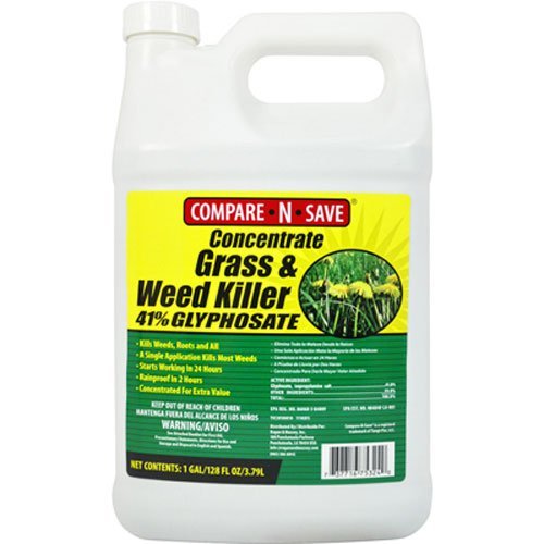 Compare-N-Save Concentrate Grass and Weed Killer, 41-Percent Glyphosate, 1-Gallon