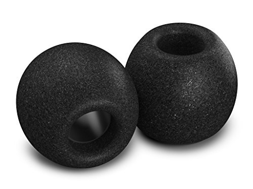 Comply Foam Premium Earphone Tips - Comfort Ts-500 (Black, 3 Pair, Medium)