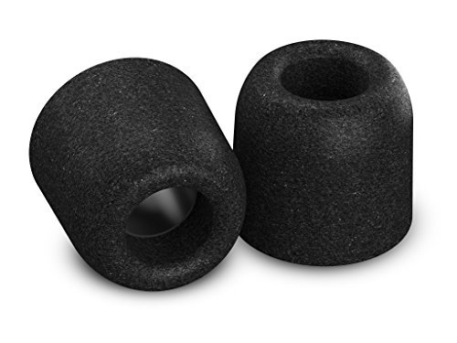 Comply Foam Premium Earphone Tips - Isolation T-500 (Black, 3 Pairs, Medium)