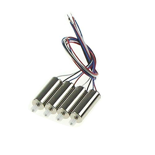 Coolplay 4pcs Anti-clockwise and Clockwise Motor with Plastic Gear Spare Parts for Syma X5 X5C X5C-1 RC Quadcopter Drone Toy