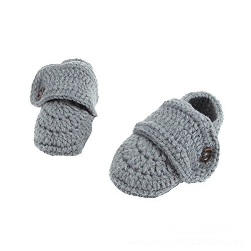 CreazyDog® Soft Handmade Knit Sock Infant Shoes Casual Baby Prewalker (B) 