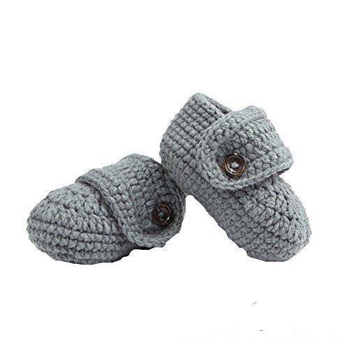 CreazyDog® Soft Handmade Knit Sock Infant Shoes Casual Baby Prewalker (B) 