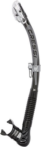 Cressi ALPHA ULTRA DRY, Adult Scuba Diving, Snorkeling Dry Snorkel - Cressi: 100% Made in Italy Since 1946