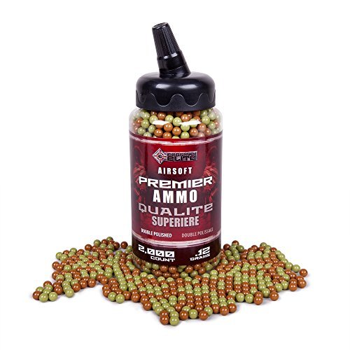 Crosman Premier Airsoft Ammo 6mm 2K (Green/Brown)