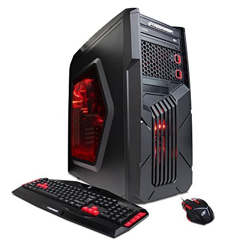 CyberpowerPC Gamer Ultra GUA3400A Gaming Desktop - AMD FX-6300 Six Core 3.5GHz, 8GB DDR3 RAM, 1TB HDD, 24X DVD, AMD R7 250 2GB, Windows 10 Home