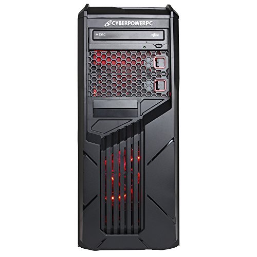 CyberpowerPC Gamer Ultra GUA3400A Gaming Desktop - AMD FX-6300 Six Core 3.5GHz, 8GB DDR3 RAM, 1TB HDD, 24X DVD, AMD R7 250 2GB, Windows 10 Home