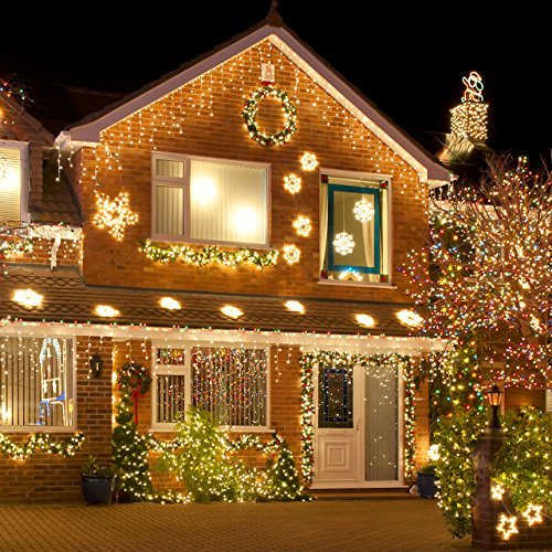 Cymas LED String Lights, 33ft 100 LED Waterproof Decorative Lights Dimmable with Remote Control for Indoor and Outdoor, Bedroom, Patio, Garden, Wedding, Parties, UL Listed (Warm White)