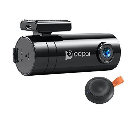 DDPai mini2 Wi-Fi Dash Cam HD 1440P(2K), Night-Vision, 140° Wide Angle, Loop Recording, G-sensor, Parking Monitor, Built-in Supercapacitor, Snapshot Button, Storage Up To 128GB, iOS & Android APP;