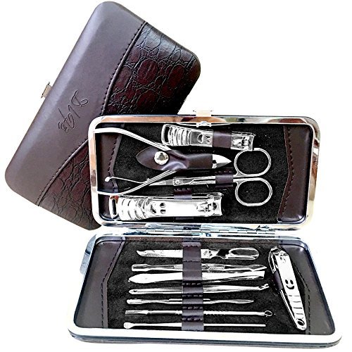 DLFE Manicure Pedicure Stainless Steel Set of 12pcs 