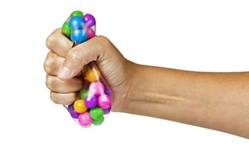 DNA Stress Ball by YoYa Toys- 3 Pack- Squeezing Stress Relief Ball- For Kids & Adults- Stress Squishy Toys For Autism, ADHD, Bad Habits & More- Risk-Free Sensory Rubber Ball