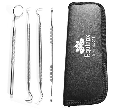 Dental Hygiene Kit - ONLY DENTAL KIT FDA APPROVED ON AMAZON - 4 Tools for Deep Teeth Cleaning - Professional Surgical Grade Dentist...