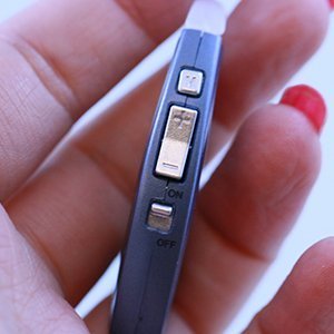 Digital Hearing Amplifier by Britzgo BHA-220. 500hr Battery Life, Modern Blue, Doctor and Audiologist designed “ FDA Approved “