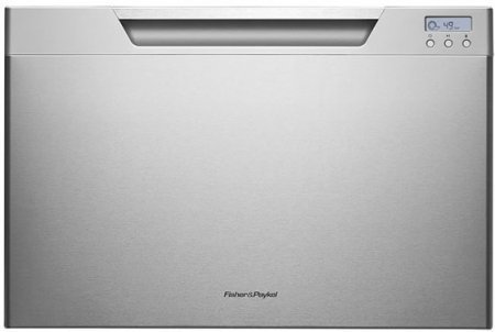 DishDrawer Series DD24SCX7 24" Semi Integrated Single Drawer Dishwasher with 7 Place Settings 9 Wash Cycles Quiet Operation Adjustable Racks and Energy Star Approved in Stainless