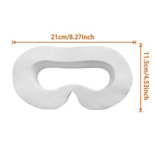 Disposable Oculus Rift CV1 VR Mask Hygiene White Replaceable Blinder Replacement Accessories for Oculus Rift Virtual Reality Headset 50 Pc