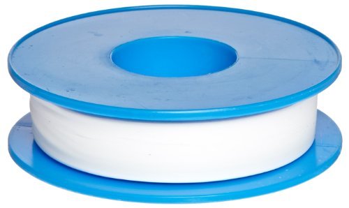 Dixon Valve TTC50 PTFE Industrial Sealant Tape, -212 to 500 Degree F Temperature Range, 3.5mil Thick, 1296" Length, 1/2" Width, White