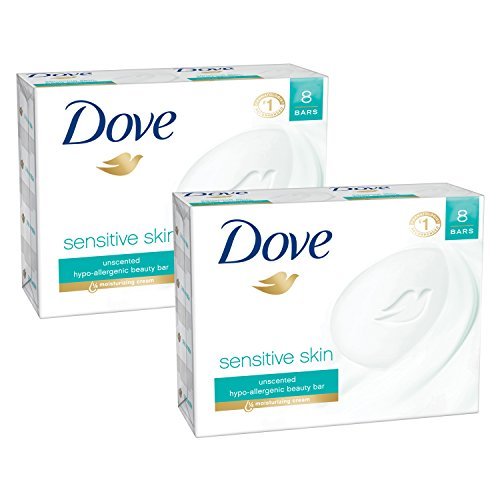 Dove Beauty Bar, Sensitive Skin 4 oz, 16 Bar 