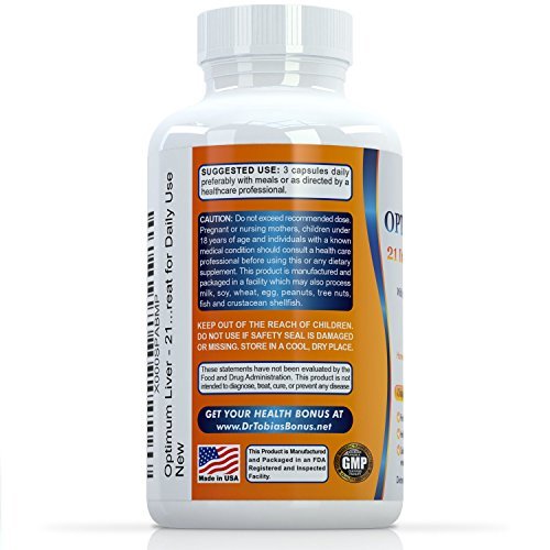 Dr. Tobias Liver Support - Cleanse & Detox Pills - Supplement with Milk Thistle, Artichoke, Dandelion & Proteolytic Enzymes - Plus Solarplast to Help Digest Proteins & Fats 