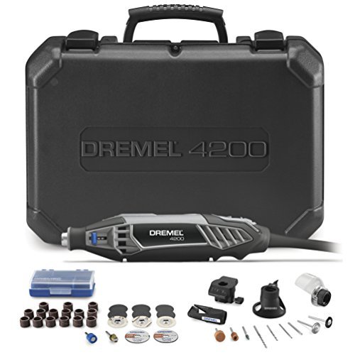 Dremel 4200-4/36 High Performance Rotary Tool Kit with EZ Change, 4-Attachments and 36-Accessories