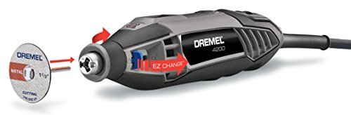 Dremel 4200-4/36 High Performance Rotary Tool Kit with EZ Change, 4-Attachments and 36-Accessories