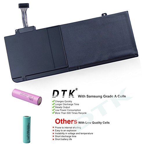 Dtk New Laptop Battery for Apple A1322 A1278 (2009 2010 2011 Version) Unibody Macbook Pro 13'', Fits Mb990/a Mb990ll/a Mb990j/a+two Free Screwdrivers