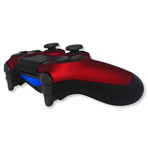 DualShock 4 Wireless Controller for PlayStation 4 - Soft Touch Red PS4 - Added Grip for Long Gaming Sessions - Multiple Colors Available