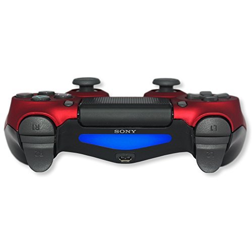 DualShock 4 Wireless Controller for PlayStation 4 - Soft Touch Red PS4 - Added Grip for Long Gaming Sessions - Multiple Colors Available