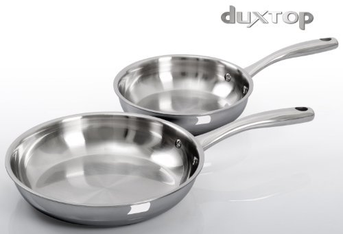 Duxtop SSC-9PC 9 Piece Whole-Clad Tri-Ply Induction Cookware, Stainless Steel