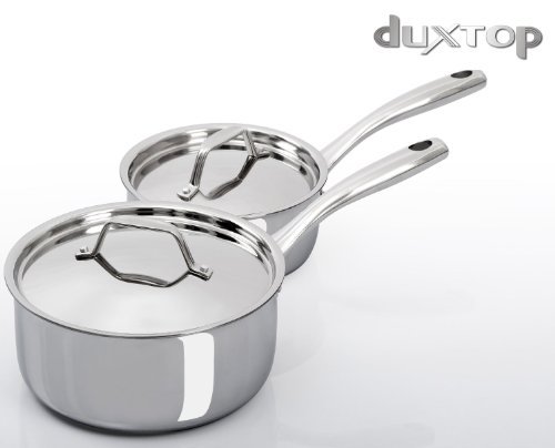 Duxtop SSC-9PC 9 Piece Whole-Clad Tri-Ply Induction Cookware, Stainless Steel