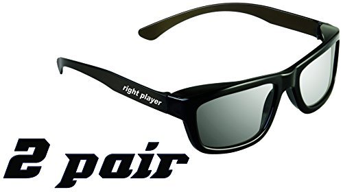ED Adult 4 Pack - LG AG-F310DP + AG-F400DP Cinema 3D Dual Play Compatible Gaming Glasses 4 Adult Glasses