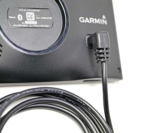 EDO Tech USB Hardwire Car Charger Power Cord Cable Kit for Garmin Nuvi 55lmt 56lmt 57lmt 58lmt 65lmt 66lmt 2495lmt 2497lmt 2539lmt 2555lmt 2557lmt 2589lmt 2597lmt 2598lmt 2599lmt Traffic Built in GPS