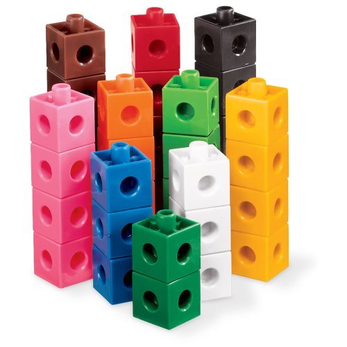 ETA hand2mind Interlocking Pop Cubes, Set of 100