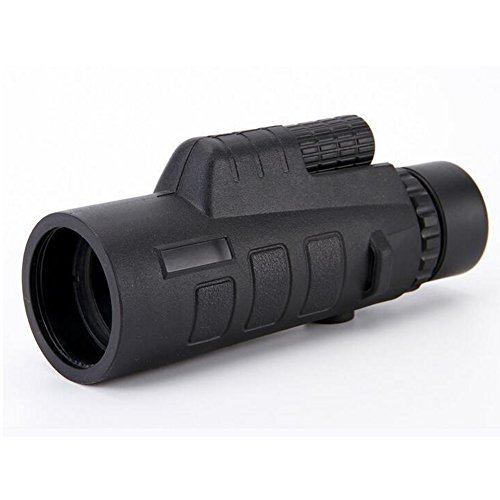 Ebestgoods Green Film Coated Lens Wide-angle Waterproof Anti-fog 12X50 Compact Monoculars Telescope with Hand Strap