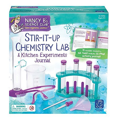 Educational Insights Nancy B's Science Club Stir-It-Up Chemistry Lab & Kitchen Experiments Journal