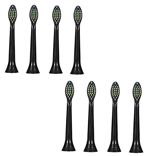 Electric Toothbrush Head P-HX-6064 HX6064 Sonicare Brush Head for Philips black color(1/2/3/4/5pack) (8) 