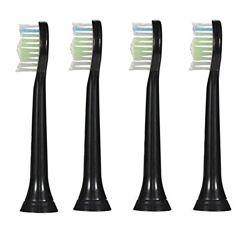 Electric Toothbrush Head P-HX-6064 HX6064 Sonicare Brush Head for Philips black color(1/2/3/4/5pack) (8) 