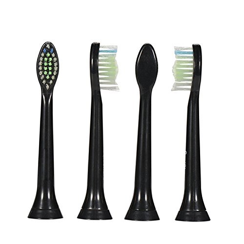 Electric Toothbrush Head P-HX-6064 HX6064 Sonicare Brush Head for Philips black color(1/2/3/4/5pack) (8) 