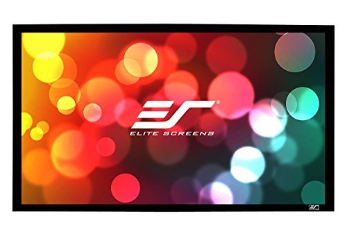 Elite Screens Sable Frame B2, 110-inch Diag. 16:9, Active 3D / 4K Ultra HD Fixed Frame Home Theater Projection Projector Screen Kit, SB110WH2