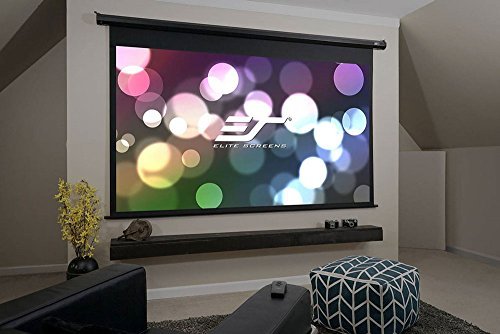 Elite Screens Spectrum, 100-inch Diag 16:9, Electric Motorized 4K Ready Drop Down Projector Screen, ELECTRIC100H