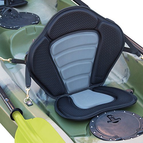 Elkton Outdoors Tandem Kayak: 12 Foot Sit On Top Fishing Kayak With Included Paddles, Rod Holders and Dry Storage Compartments